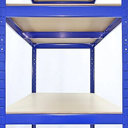 Monstershop Monster Racking - 3 Rayonnages T-Rax Bleus 120cm x 60cm x 180cm pas cher