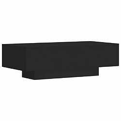 Maison Chic Tabls basse,Table Console pour salon noir 100x49,5x31 cm bois d'ingénierie -MN95661