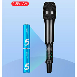 INF Microphone sans fil avec récepteur, pack de 2