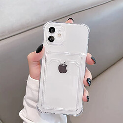 Avis INF Coque pour iPhone 12 avec porte-cartes TPU transparente