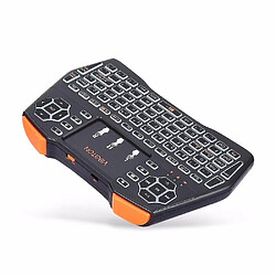 Universal I8 Plus 2.4g Wireless Three Color Backlit English Mini Keyboard TouchPad Airmoule pour TV Box Smart