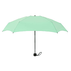 Parapluie Pliant Portatif Coupe-vent Anti UV Parapluie Compact Vert