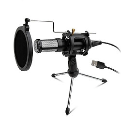 Acheter Microphone USB, Kit de Microphone d'enregistrement à condensateur, Microphone Plug & Play pour téléphone, ordinateur portable, diffusion de voix de Studio vidéo