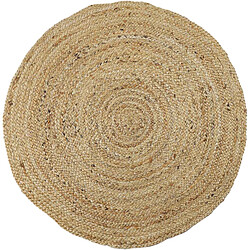 The Home Deco Factory Tapis rond en jute Diamètre 80 cm.