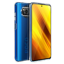 Avizar Coque Xiaomi Poco X3 et X3 Pro Arrière Rigide + Avant Souple Transparent