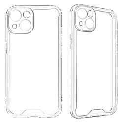 Avizar Coque iPhone 14 Dos Rigide Coins Bumper Fine Légère Transparent pas cher