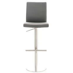 Non Tabouret de bar Cadiz simili cuir acier inoxydable