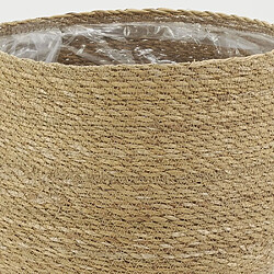 Acheter Aubry Gaspard Cache-pots en jonc naturel et doublure plastique (Lot de 3).