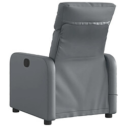 Acheter vidaXL Fauteuil de massage inclinable électrique gris similicuir