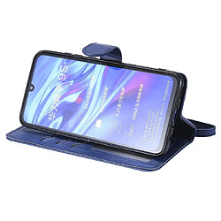 Acheter Wewoo Housse Coque Pour Huawei Honor 10i Étui de protection à rabat horizontal de couleur unie avec support et fentes cartes et portefeuille et cadre photo et lanière bleu