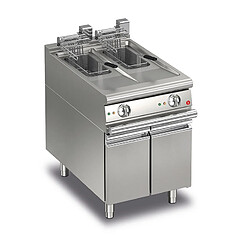 Friteuse électrique sur meuble - 2 x 10 L - 2 x 9 kW - P700 - Baron