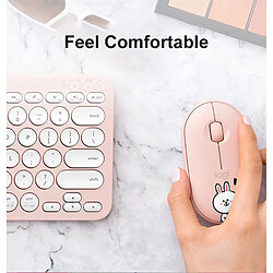 Acheter Universal Souris sans fil Souris Bluetooth Silent Slim Souris Bluetooth pour ordinateurs portables Bureau Home | Mouse (rose)