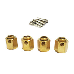 Adaptateur d'extension de moyeu hexagonal 1/10 RC pour chenille pour Traxxas Trx4 10mm pas cher