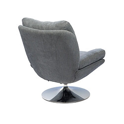 Fauteuil pivotant Magnum Gris clair- Amadeus