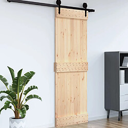 Avis vidaXL Porte NARVIK 85x210 cm bois massif de pin