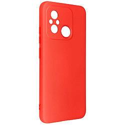 Avizar Coque pour Xiaomi Redmi 12C Semi-rigide Soft-touch Fast Cover Rouge