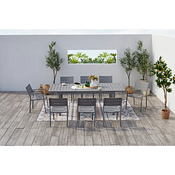 Concept Usine Table de jardin extensible 8 places MEZZANE pas cher