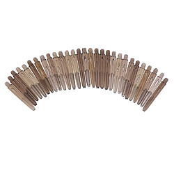 Avis 30Pcs 35mm 2BA Fil Plastique Fléchettes Tiges Arbres Pointe Souple Fléchettes Gris