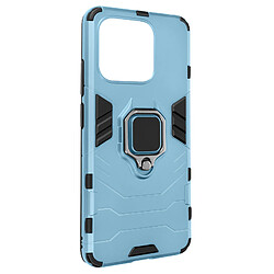 Avizar Coque pour Xiaomi Redmi 12C Hybride Antichoc Bague Métallique Support Bleu