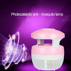 Avis Wewoo Anti Moustique Répulsifs rose 5W 6 LED Aucune radiation Mute photocatalytique 7-fan Fan USB Killer Lamp