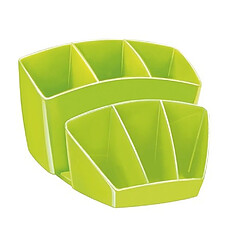 Multipots à crayons plastique Cep Gloss vert anis