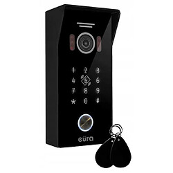 Interphone vidéo EURA VDP-99C5 Écran 10? LCD TFT 1024x600px WiFi RFID Noir pas cher