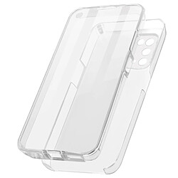 Avizar Coque Oppo A54 5G et A74 5G Arrière Rigide et Avant Souple transparent