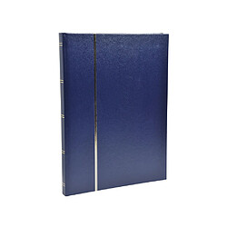 Ac-Deco Album de timbres en simili-cuir 48 pages - 22,5 x 30,5 cm - Bleu