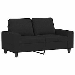 Avis Maison Chic Ensemble de canapés 2 pcs, Canapé droit Sofa pour Salon noir tissu -GKD371218