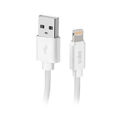 SBS Câble USB-Lightning 1m - Blanc