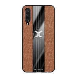 Wewoo Coque Souple Pour Xiaomi Mi CC9e XINLI étui en TPU antichoc Texture Brun