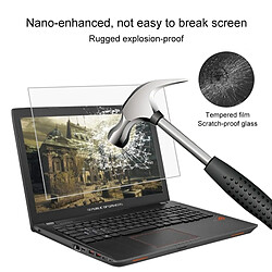 Avis Wewoo Film de protection en verre trempé pour écran d'ordinateur portable ASUS ROG GL553VE 15.6 pouces