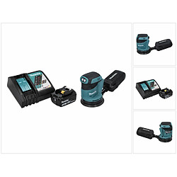 Makita DBO 180 RF1 Ponceuse excentrique sans fil 18 V -125 mm + 1x Batterie 3,0 Ah + Chargeur