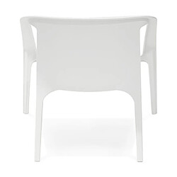 Acheter Mes Fauteuil de jardin 69,5x74x66,5 cm blanc