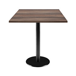 Restootab Table 70x70cm - modèle Rome chêne montagne