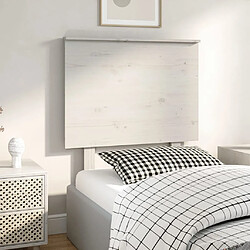 Avis vidaXL Tête de lit Blanc 79x6x82,5 cm Bois massif de pin