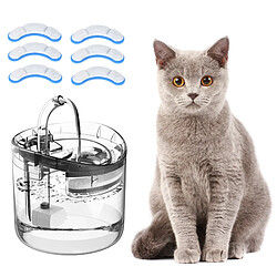 Fontaine à Boire Automatique Pour Animaux De Compagnie 1.8L Avec Kits De Robinet Seulement 6pcs Filtres pas cher