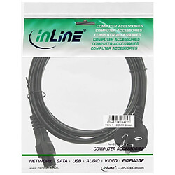 Avis Câble d'alimentation InLine® de type I, prise pour ordinateur portable ""Mikey Mouse"" d'Argentinia Australia, noir, 2 m