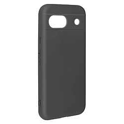 Avizar Coque pour Google Pixel 8A Silicone Finition Soft-touch avec Dragonne Noir