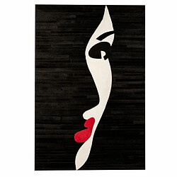 Paris Prix Tableau Déco Visage Femme 80x120cm Noir