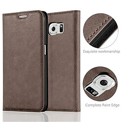 Avis Cadorabo Coque Samsung Galaxy S6 Etui en Brun