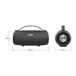 Avis Universal Haut-parleur Bluetooth haut-parleur Bluetooth haut-parleur Black Portable Sang -woofer Bluether Haut-parleurs avec carte Mic TF Card, Aux, Lecteur flash USB |