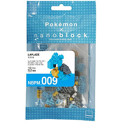 nanoblock-nanoblock-NBPM-009-Pokemon Pokemon Lokhlass Jouet de Construction, NBPM-009, Multicolore