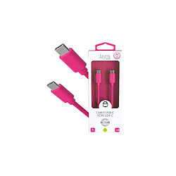 Jaym Câble USB-C vers Type-C 3A - 1,5 mètres - Collection POP - Rose