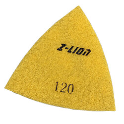 plaquettes de polissage diamant triangulaire pour granit marbre béton 80mm 120 # pas cher