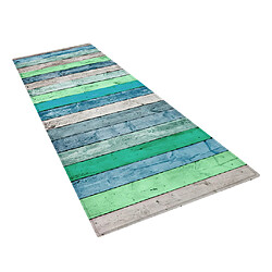 Avis Tapis De Sol Tapis De Maison Moderne Tapis Rustique Runner Blue (40x120cm)