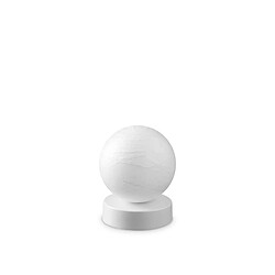 Ideal Lux Lampe de Table Globe Blanc 10cm