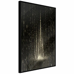 Paris Prix Affiche Murale Encadrée Rain of Light 20 x 30 cm Noir