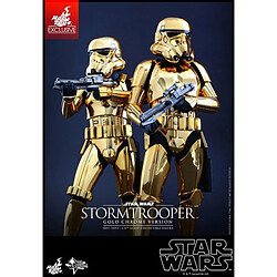 Hot Toys MMS364 - Star Wars - Stormtrooper Gold Chrome Version pas cher