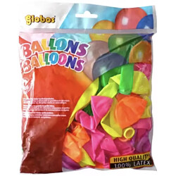 Graines Creatives 100 ballons assortis neon